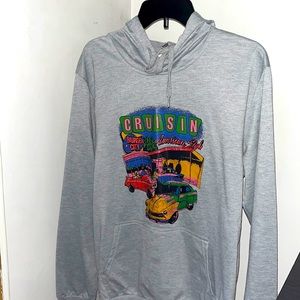 Men’s Grey lightweight hoodie